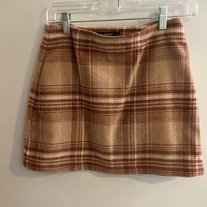 Mini plaid skirt from Forever 21. No tag. Brand New never worn